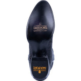 Dan Post Winston Lizard Western Pull On Black Leather Boots Men DP3050R