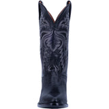 Dan Post Winston Lizard Western Pull On Black Leather Boots Men DP3050R