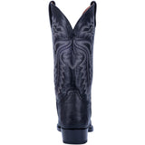 Dan Post Winston Lizard Western Pull On Black Leather Boots Men DP3050R