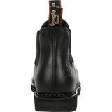Georgia Giant Revamp Men Boots 6" Waterproof Chelsea EH Leather Black GB00376