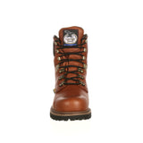 Georgia Men’s Hammer Work Boots 8" Steel Toe Internal Met Guard EH Brown G8315