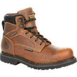 Georgia Giant Revamp Men's Work Boots 6" Waterproof EH Leather Brown GB00316