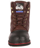 Georgia Men’s MUDDOG Work Boots 11" Steel Toe Waterproof Brown ALL SIZES G6633