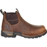 Georgia Eagle One Men’s Work Boots 4" Waterproof Chelsea EH Brown GB00315