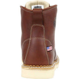 Georgia Men's Work Boots 6" Wedge EH USA Made Leather Brown GB00356