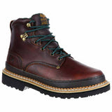 Georgia Men’s Boots 6" Giant Soft Toe Leather Brown G6274