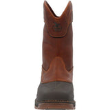 Georgia Men's Work Boots Carbo-Tec LTR 11" Steel Toe Waterproof Pull On GB00471