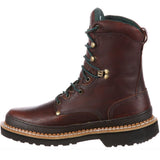 Georgia Giant Men’s Boots 8"  Steel Toe Electrical Hazard Leather Brown G8374