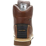 Georgia Men’s Boots 6" Waterproof Wedge Electrical Hazard Leather Brown GB00350