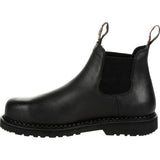 Georgia Giant Revamp Men Boots 6" Waterproof Chelsea EH Leather Black GB00376