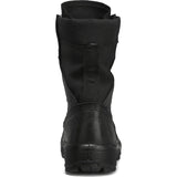 Belleville black steel toe boot back view