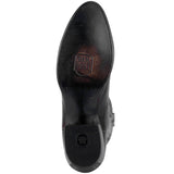 Dan Post Milwaukee Western Pull On Black Leather Boots Men DP2112R