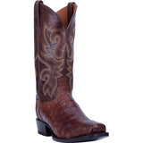 Dan Post Caiman Bayou Western Pull On Brown Leather Boots Men DP3074