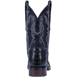 Dan Post Caiman Kingsly Western Black Leather Boots Men DP4805