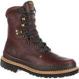 Georgia Giant Men’s Boots 8"  Steel Toe Electrical Hazard Leather Brown G8374